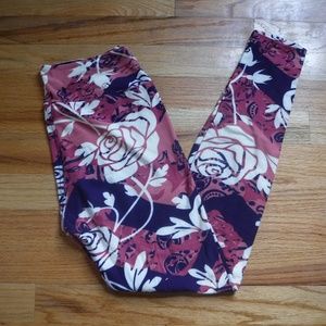 LuLaRoe Floral Leggings